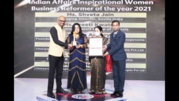 Dr Satya Vadlamani Voted As Indian Affairs Inspirational Women Business Reformer Of The Year 2021