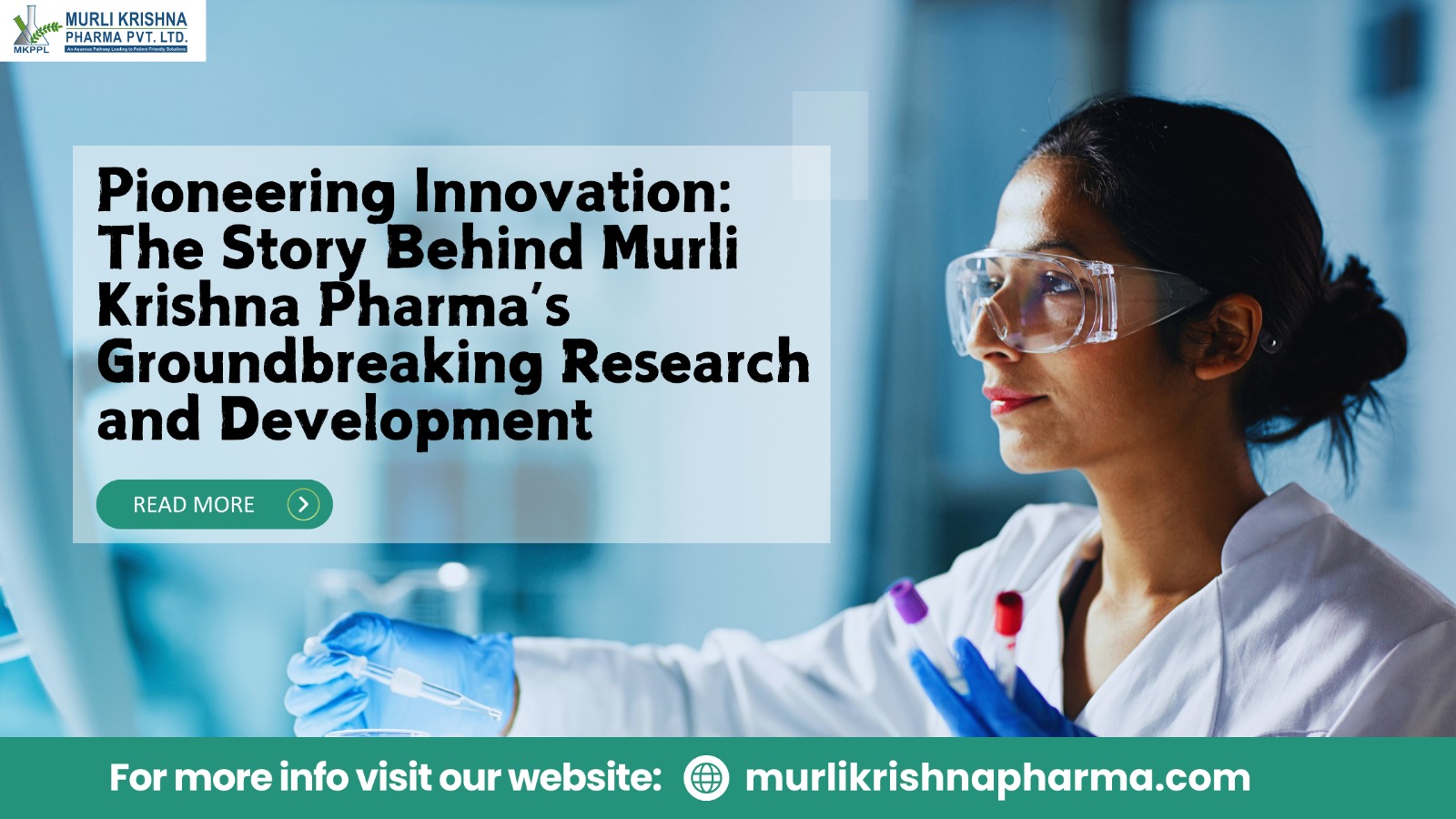 Pioneering Innovation The Story Behind Murli Krishna Pharma’s Groundbreaking Research and Development